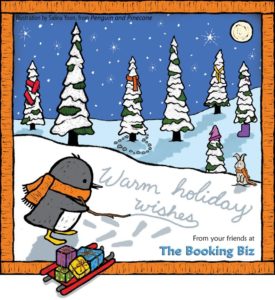 Holiday Wishes from The Booking Biz by Salina Yoon