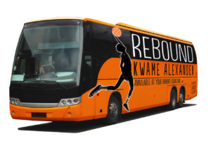 Kwame Alexander's Rebound bus