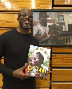 Gordon C. James with a copy of CROWN