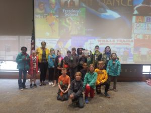 School visit with Lesa Ransome