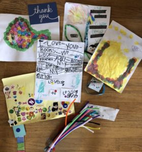 Jessixa Bagley gets a care package from a young artist.