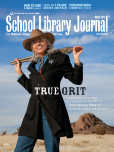 Vaunda Micheaux Nelson on the cover of School Library Journal